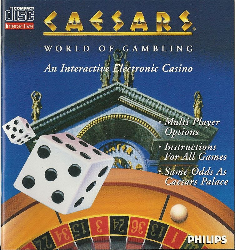 Caesars World of Gambling box art for CD-i